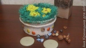 Цветочная шкатулка.