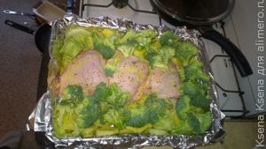 курица с овощами в духовке