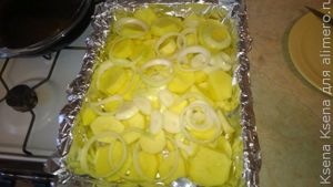 курица с овощами в духовке