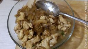 Салат с курицей