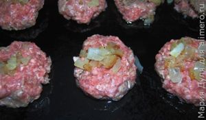 Стожки с куриным фаршем на скорую руку