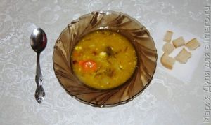 Зимний тыквенный суп пюре