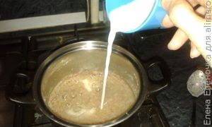 Рецепт пшеничной каши с бананом