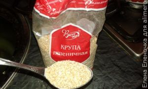 Рецепт пшеничной каши с бананом