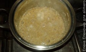 Рецепт пшеничной каши с бананом