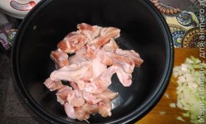 Овощное рагу с мясом в мультиварке