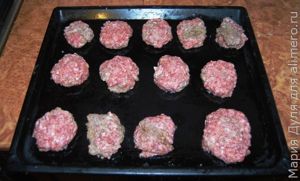 Стожки с куриным фаршем на скорую руку