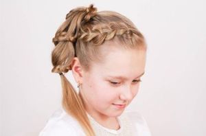 Прически на 1 сентября для девочек