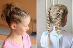 Прически на 1 сентября для девочек