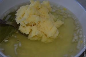 Быстрый суп-пюре из картофеля