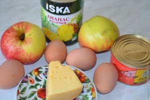 рыбный салат с консервами рецепт