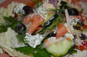 Греческий салат рецепт