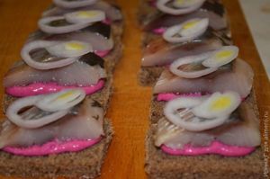 тартинки с сельдью рецепт