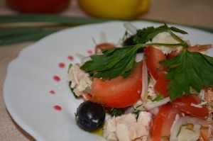 диетический салат из курицы и овощей рецепт