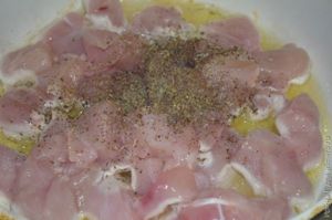 куриное филе в сметане с луком