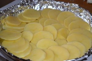 Картофель, запеченный с сыром