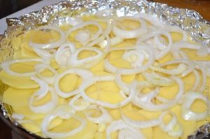 Картофель, запеченный с сыром