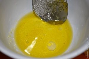 теплый картофельный салат с брынзой