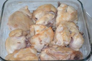 Курица с черносливом в ореховом соусе