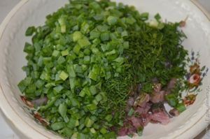 печеный картофель с селедочным соусом