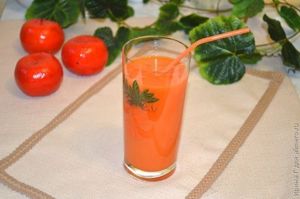 тыквенный напиток с морковным соком и апельсином