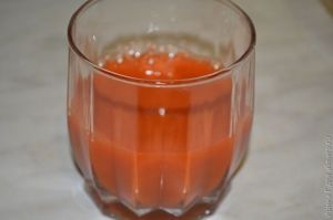 тыквенный напиток с морковным соком и апельсином