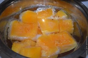 тыквенный напиток с морковным соком и апельсином