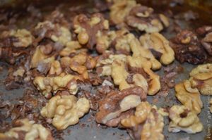 салат с курицей и орехами