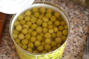 салат из капусты и зеленого горошка