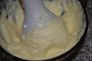 творожный десерт с вишней и мандарином