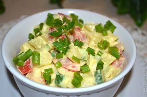 картофельный салат с карри