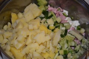 окрошка на квасе рецепт
