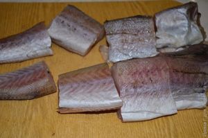 минтай, жареный с карри