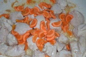 поджарка из куриного филе