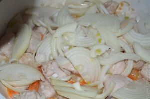 поджарка из куриного филе