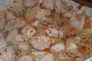 поджарка из куриного филе