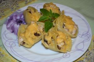 жульен в ракушках