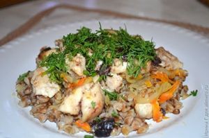гречка с курицей рецепт