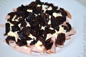 салат с ветчиной и помидорами