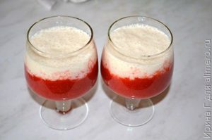 десерт из клубники и ряженки рецепт