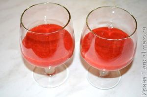 десерт из клубники и ряженки рецепт