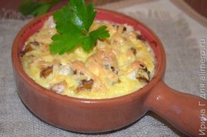 жульен с лисичками рецепт