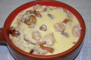 жульен с лисичками рецепт