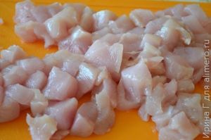 булгур с курицей и овощами