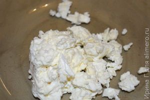 макароны с творогом и зеленью