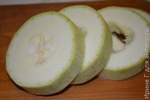 котлетки в кольцах кабачка