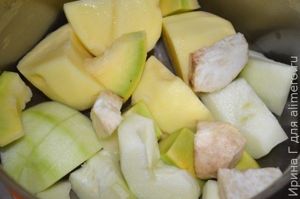 мультиовощное пюре с курицей