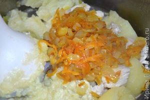 мультиовощное пюре с курицей