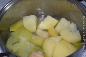 мультиовощное пюре с курицей