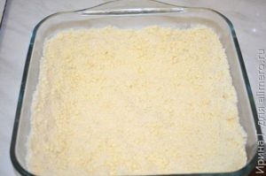 посыпушка с карамелизованной грушей